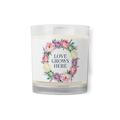 Love Grows Here — Unscented Glass Jar Soy Candle