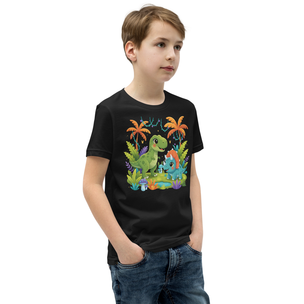 Dinosaur explorer kids graphic tee - alternate view | ApparelHub