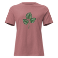 Monstera Deliciosa botanical plant lover relaxed tee - front view | ApparelHub
