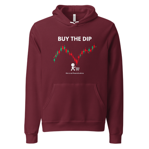 Buy The Dip finance stock market hoodie - alternate view | ApparelHub