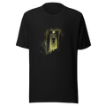 The Watcher dark horror art tee - front view | ApparelHub