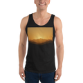 Mountain sunrise nature landscape tank top - front view | ApparelHub