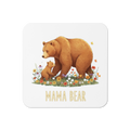 Mama Bear Cork-Back Coaster