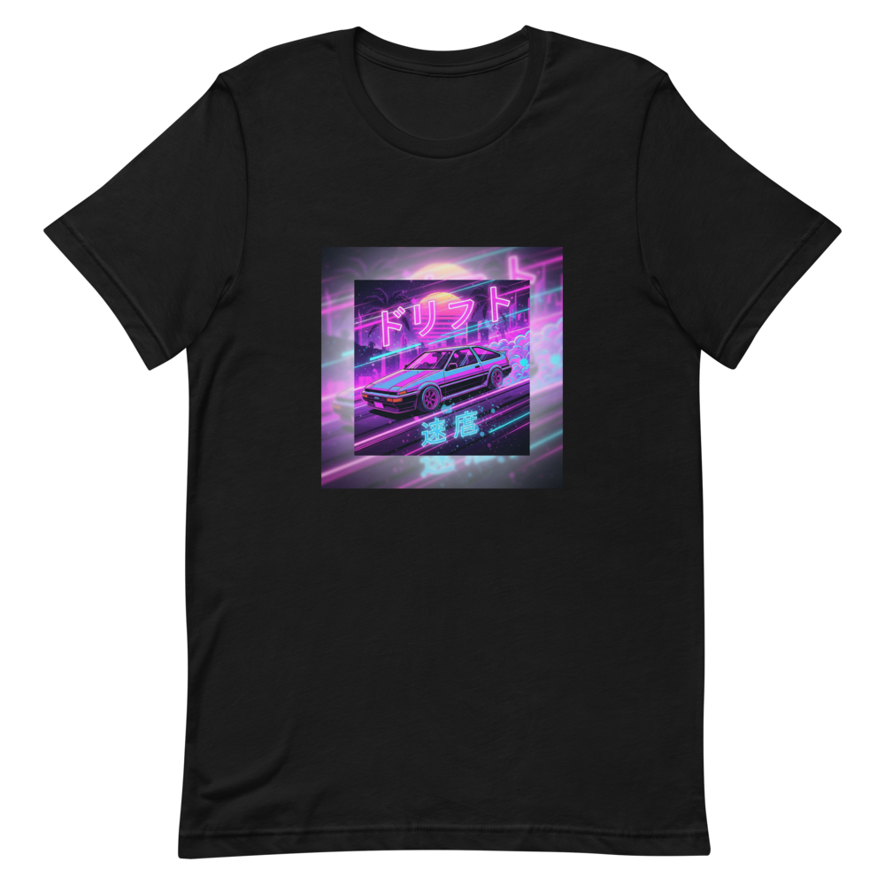 Midnight drift JDM Japanese street racing tee - alternate view | ApparelHub