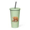 Mama Bear Insulated Tumbler with Straw