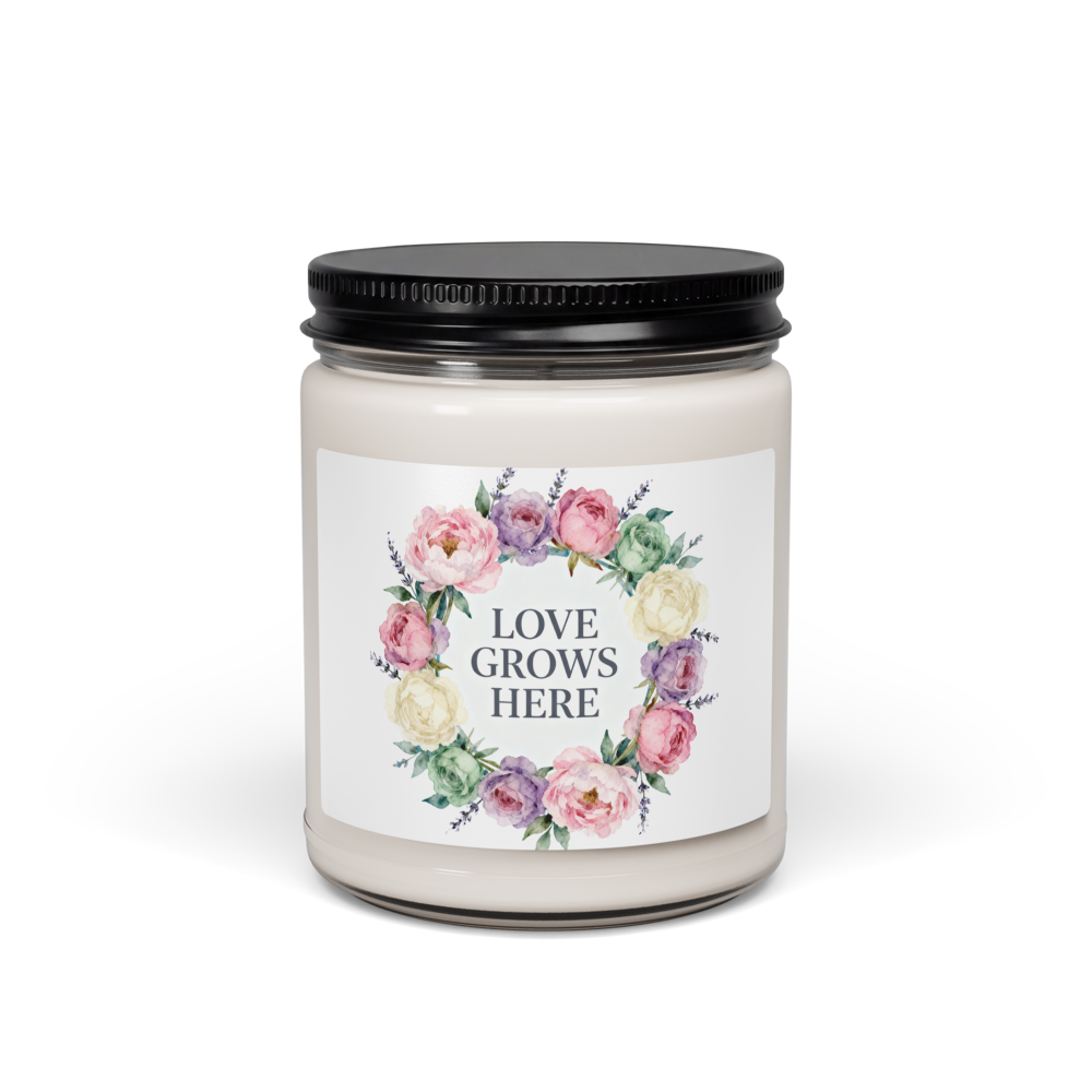 Love Grows Here — Scented Soy Candle