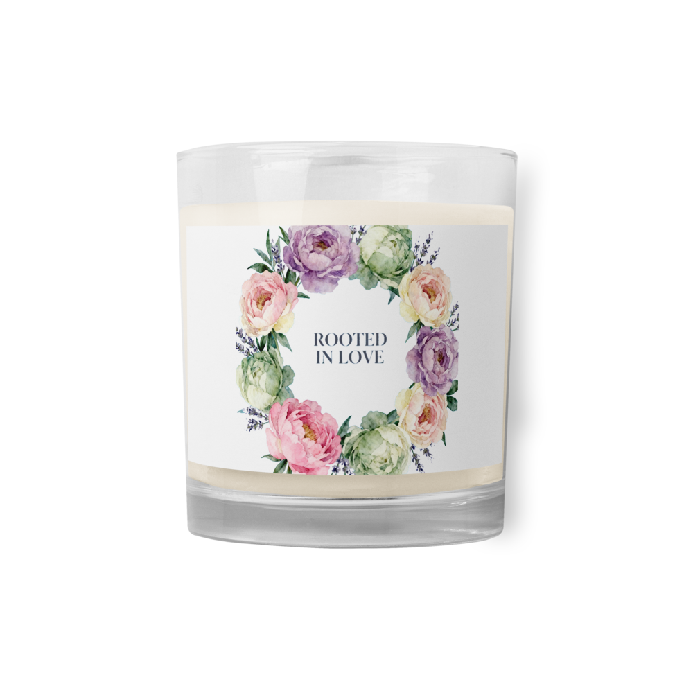 Rooted in Love — Unscented Glass Jar Soy Candle