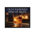 Old Fashioned Kind of Night — Framed Canvas