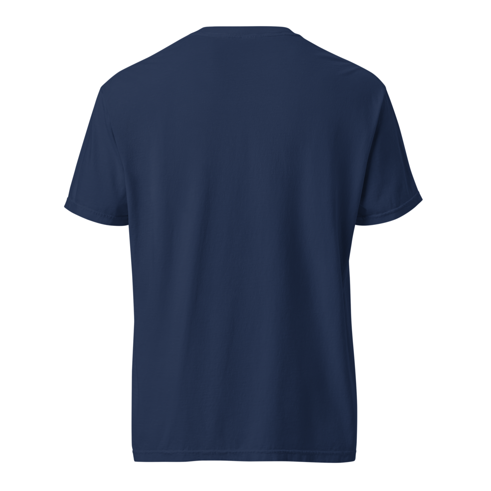 Overheard on the L Train NYC subway humor tee - lifestyle mockup | ApparelHub