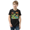 Dinosaur explorer kids graphic tee - front view | ApparelHub