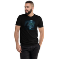 Monkey hack hacker coding fitted tee - front view | ApparelHub
