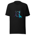 Cyber Frenchie cyberpunk French Bulldog tee - front view | ApparelHub